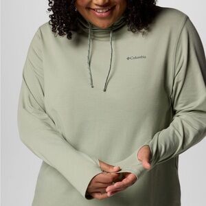Columbia Women's Sun Trek™ Hoodie II - Plus Size 3X Sage Green